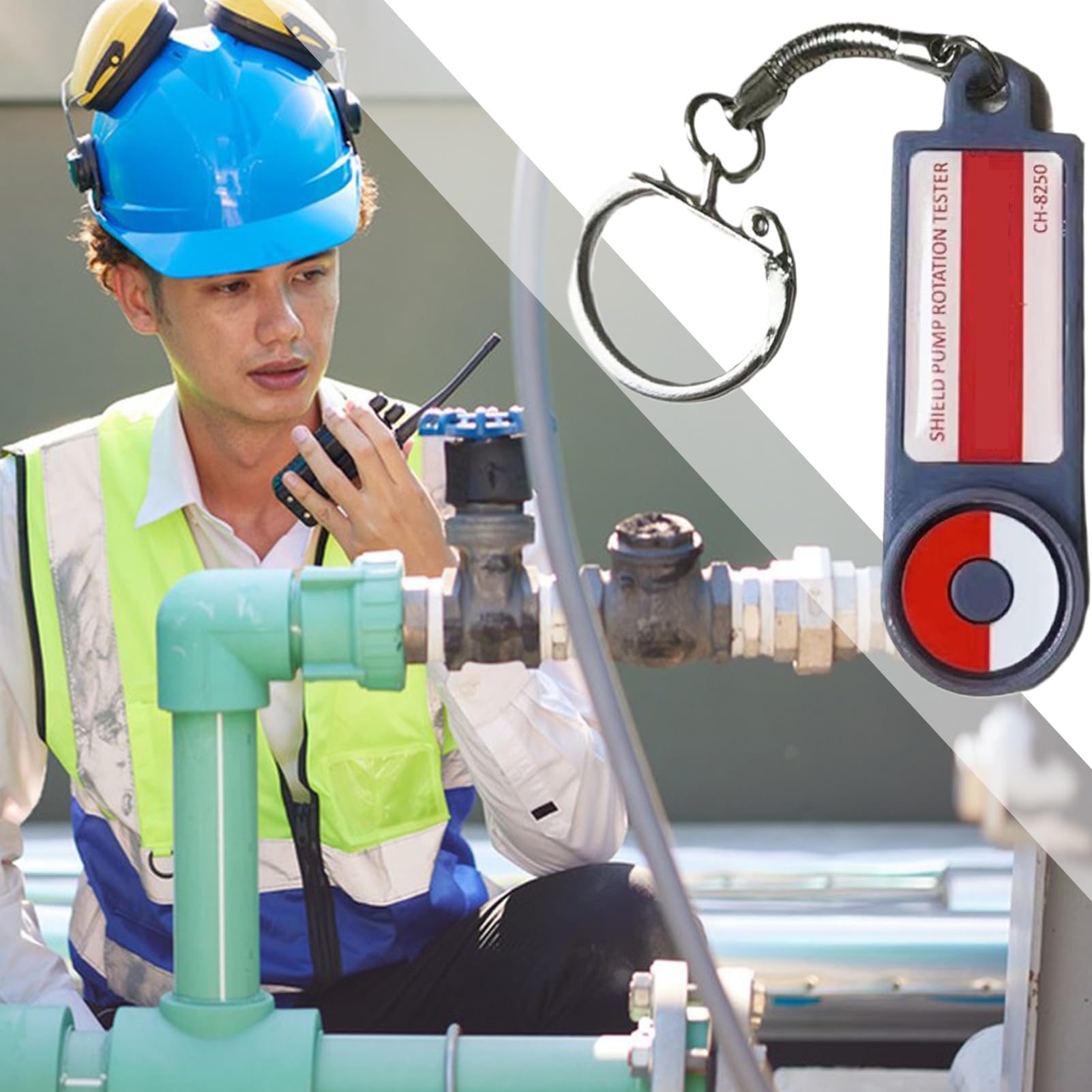 Tester per Solenoide, Tester Rotazione Pompe AC, Attrezzo Di Diagnosi Resistente Per Apparecchi Elettrici E Riparazione Auto