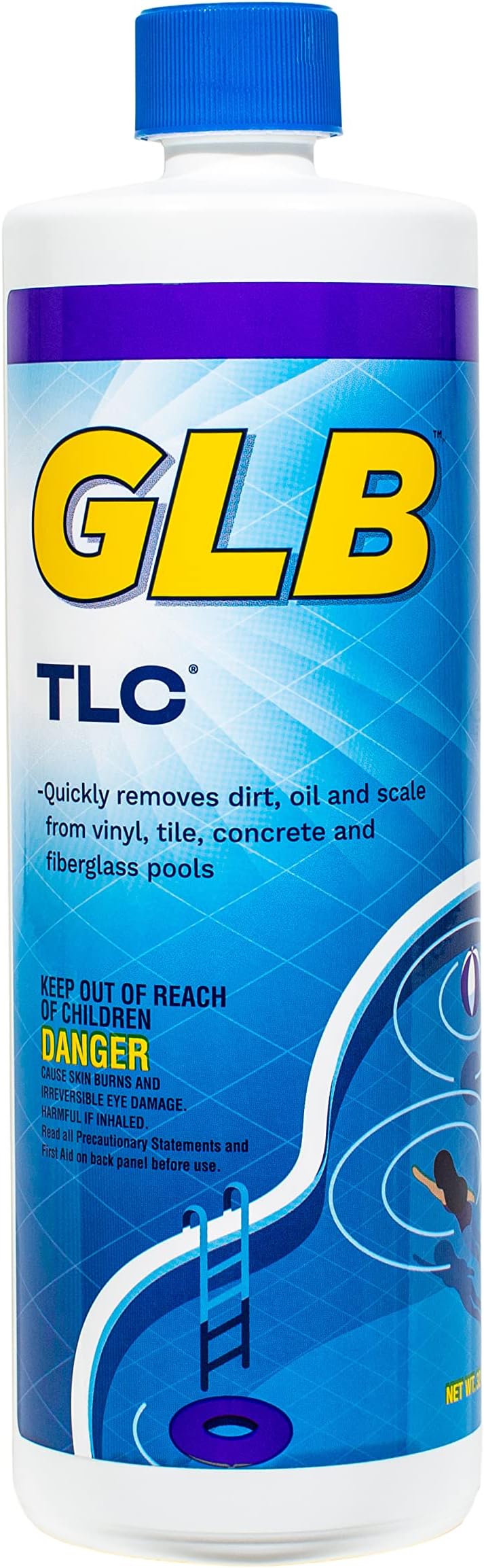 GLB Pool and Spa Products 71028 1-Quart TLC Pool Water Cleaner