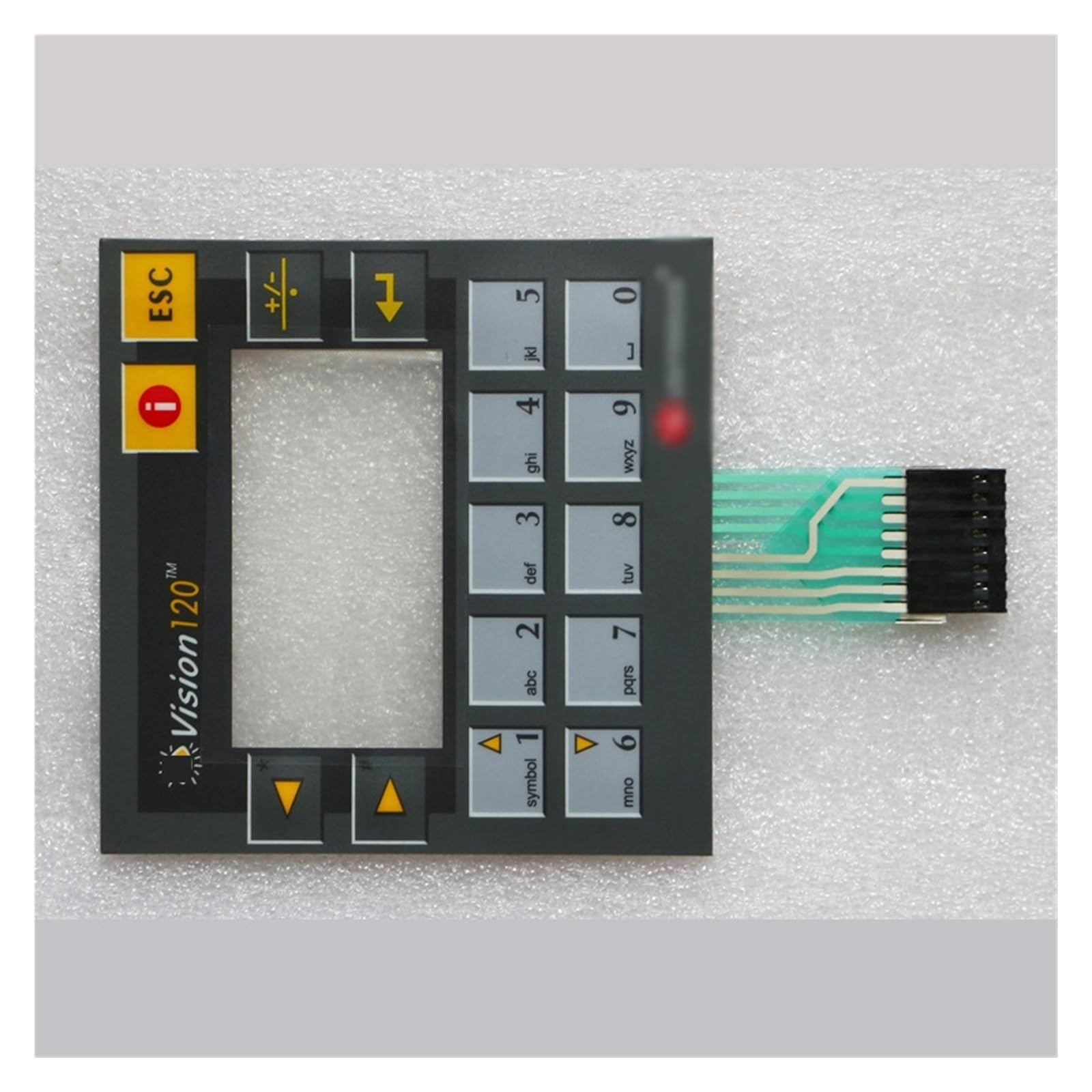 Bouton de clavier à membrane étanche NK042056 V120-22-R6C - 2