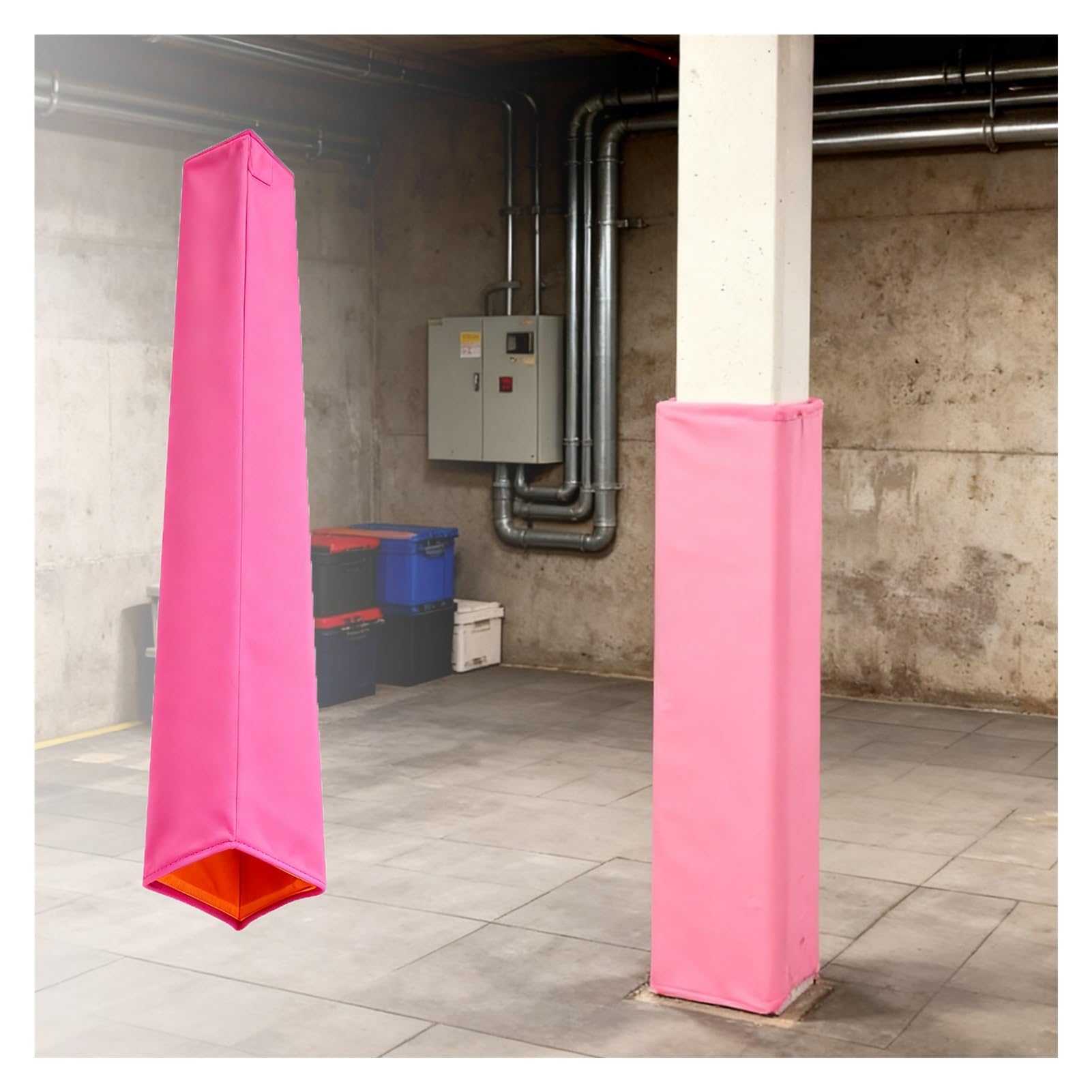 Rembourrage de poteau de garage 182,9 cm pour amortir les chocs et sécuriser