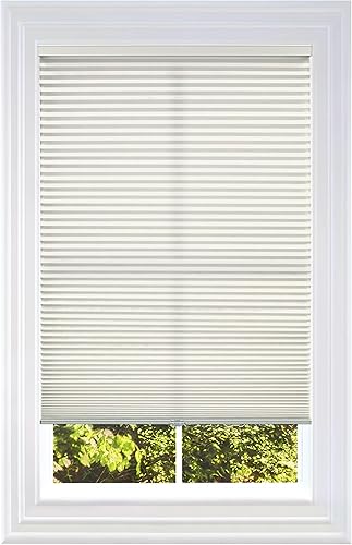 BlindsAvenue - Persiana celular inalámbrica tipo panal de abeja, célula única de 1.4 cm, filtro de luz