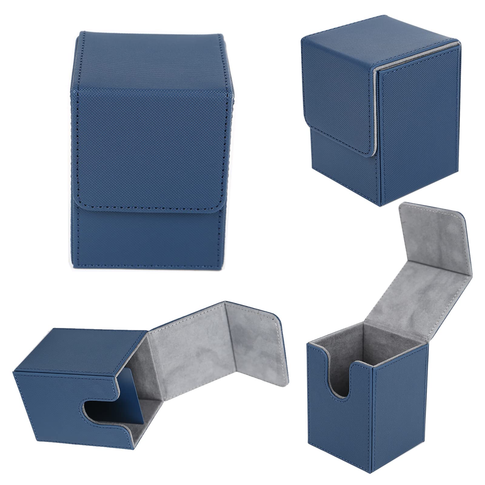 2 Scatole Portacarte Magnetiche Con Divisori – In PU Impermeabile – Contengono 100+ Carte Protette – Per Giocatori E Collezionisti - 2