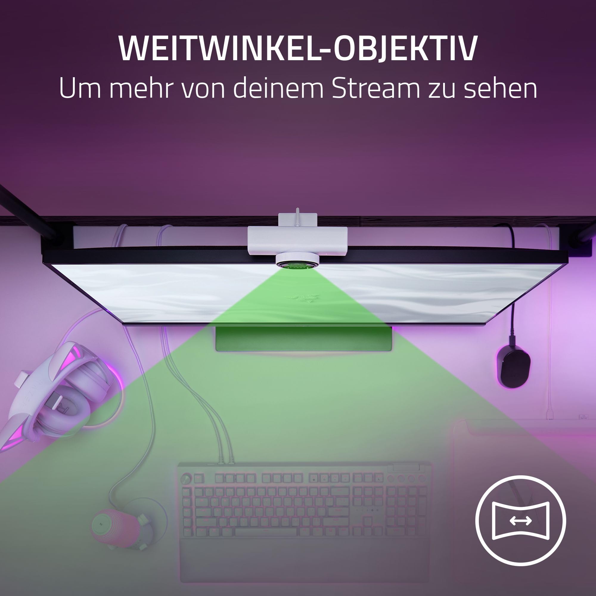 Razer Kiyo V2 X 1440p-Webcam mit 60 FPS für Creator – Bild 5