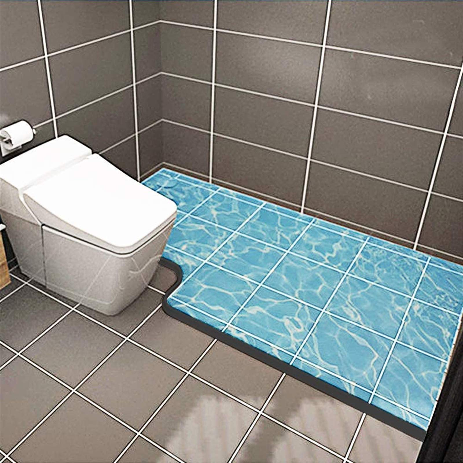 Tira de retención de Agua Junta de Suelo de Silicona para Baño o Baño, Junta para Puerta de Ducha, Evita el Desbordamiento de Agua, para Separación Húmeda y Seca, 250 cm, Negro