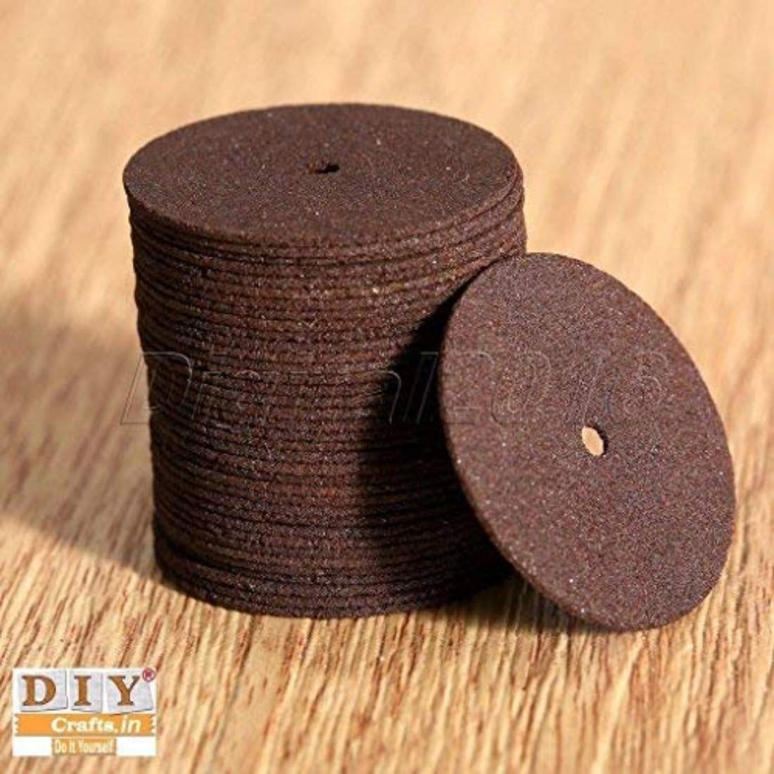 DIY Crafts Pack 36 Pcs, Red Colour, Cut-Off Wheels Thick, Cutting Wheel Cut Off Discs Coated Rotary Tools with Mandrel for Dremel (Pack 36 Pcs, Red Colour)