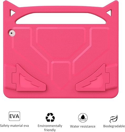 Miniatura 7 de Funda para tablet Fire HD 10 para niños (1311 generación, versión 20232021)-SHREBORN - Funda a prueba de golpes para niños con asa para tabletas