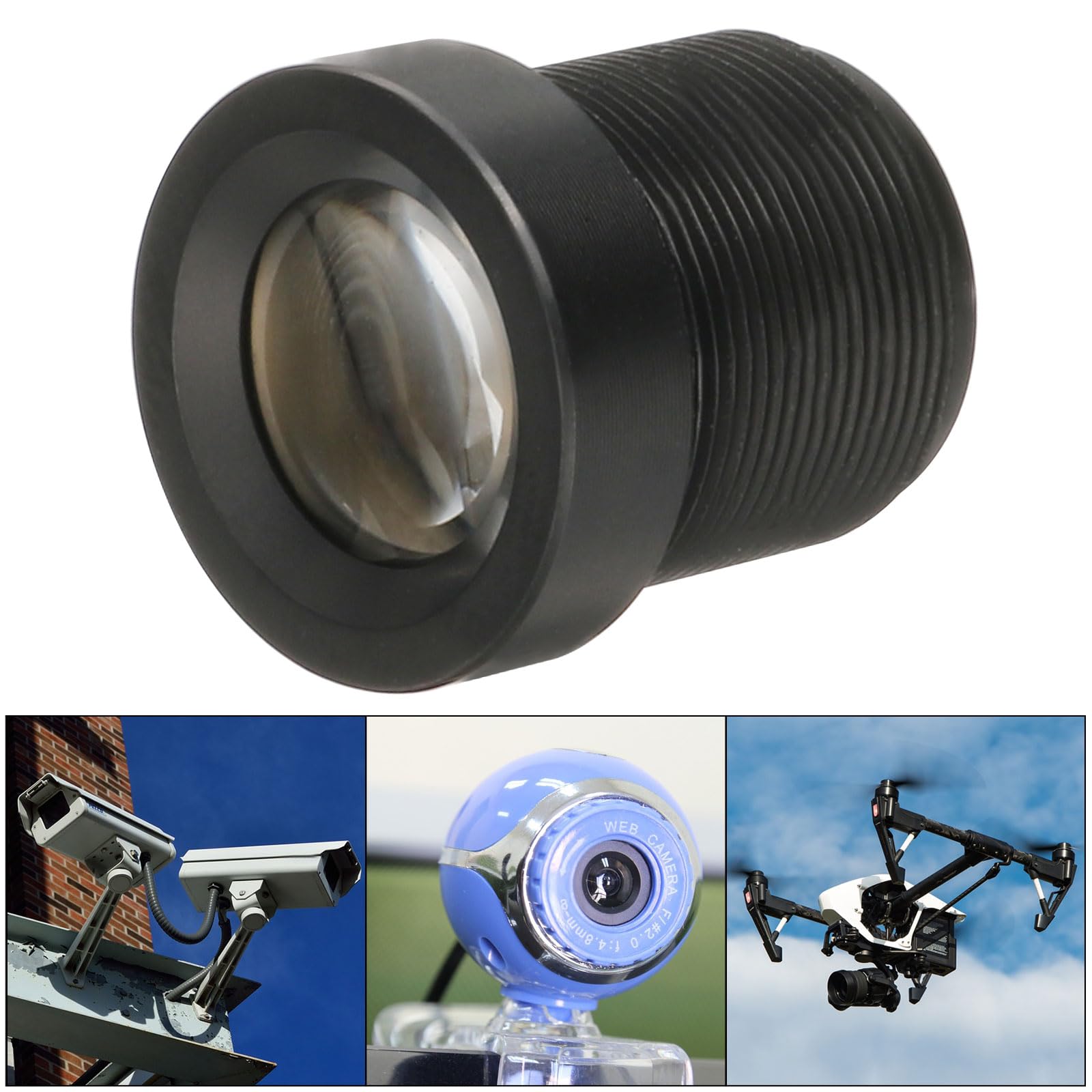 カメラ　レンズ Amazon | uxcell CCTVカメラのレンズ 720p F2.0 FPV 広角セキュリティ