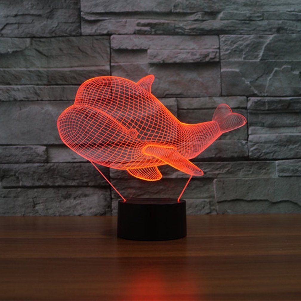 Nice Dream Luce Notturna Unicorno per Bambini, Regali Unicorno per Ragazze, Telecomando 16 Cambia Colore Dimmerabile, Lampada da Illusione 3D a Luce