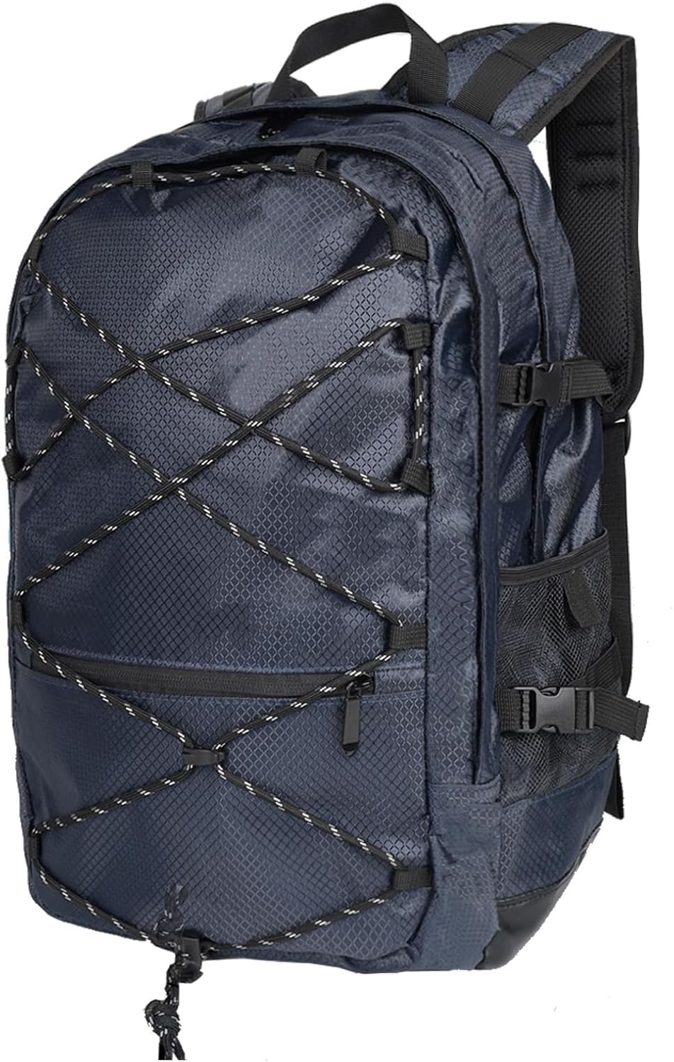 40L Daypack Travel Laptop Backpack with Multiple Compartments, Hiking/Camping Backpack for Men Women, Dark Blue