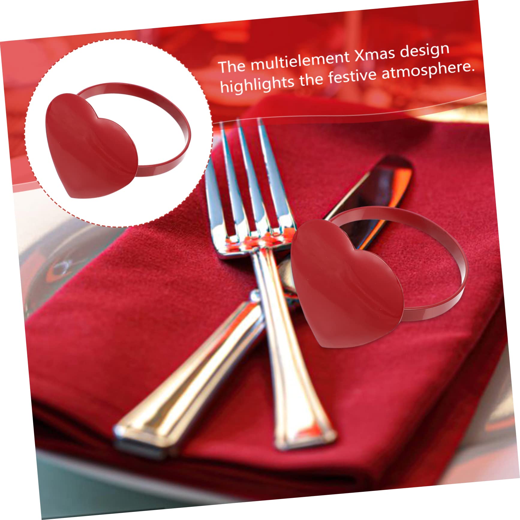 2 Sätze Herzförmige Für Valentinstag Hochzeit Und Besondere Anlässe Tischdekoration Für Unvergessliche Dinnerpartys 8 Stücke * 2