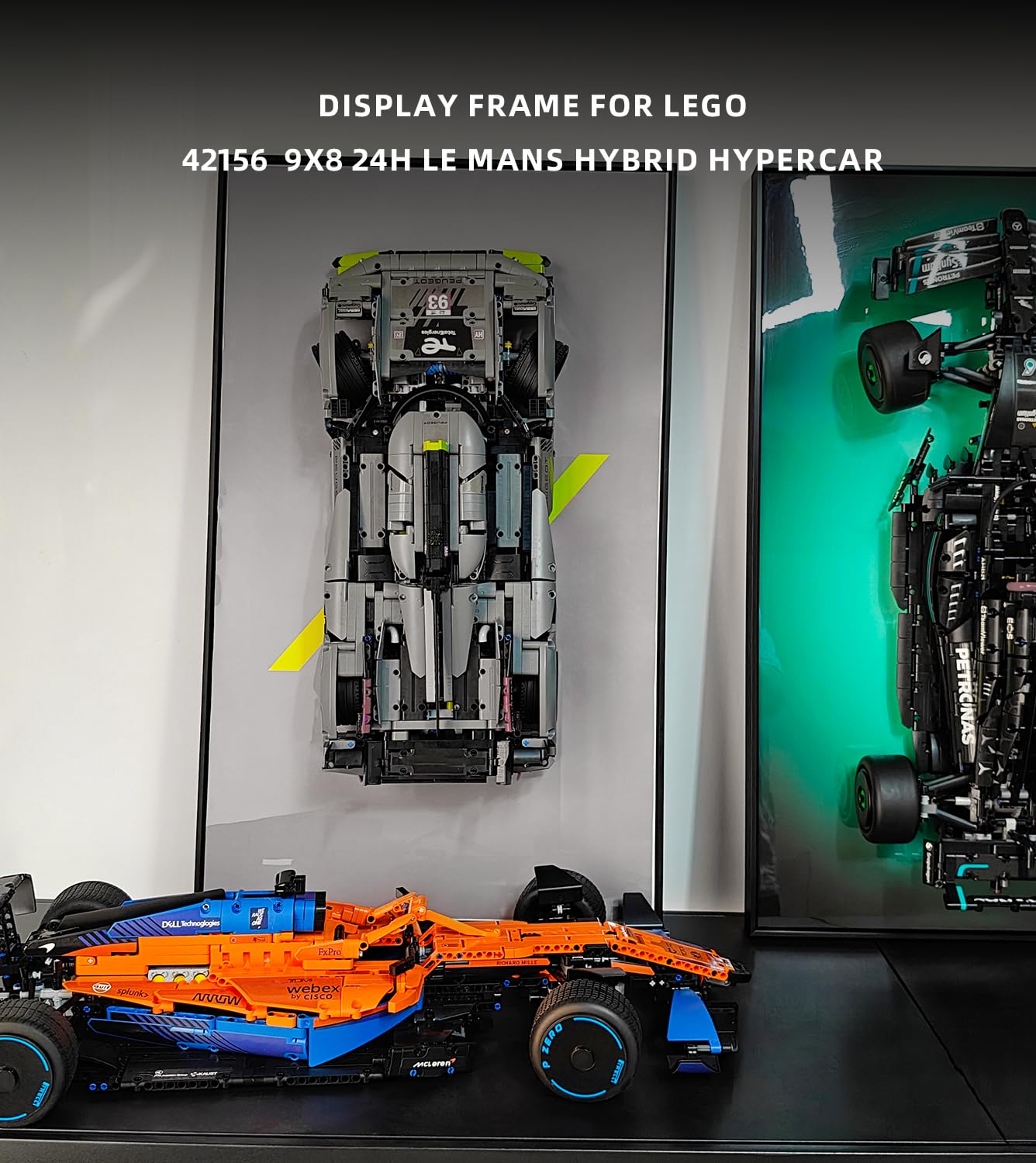 Amazon.com: Display Wall Frame for Lego Technic Peugeot 9X8 24H Le