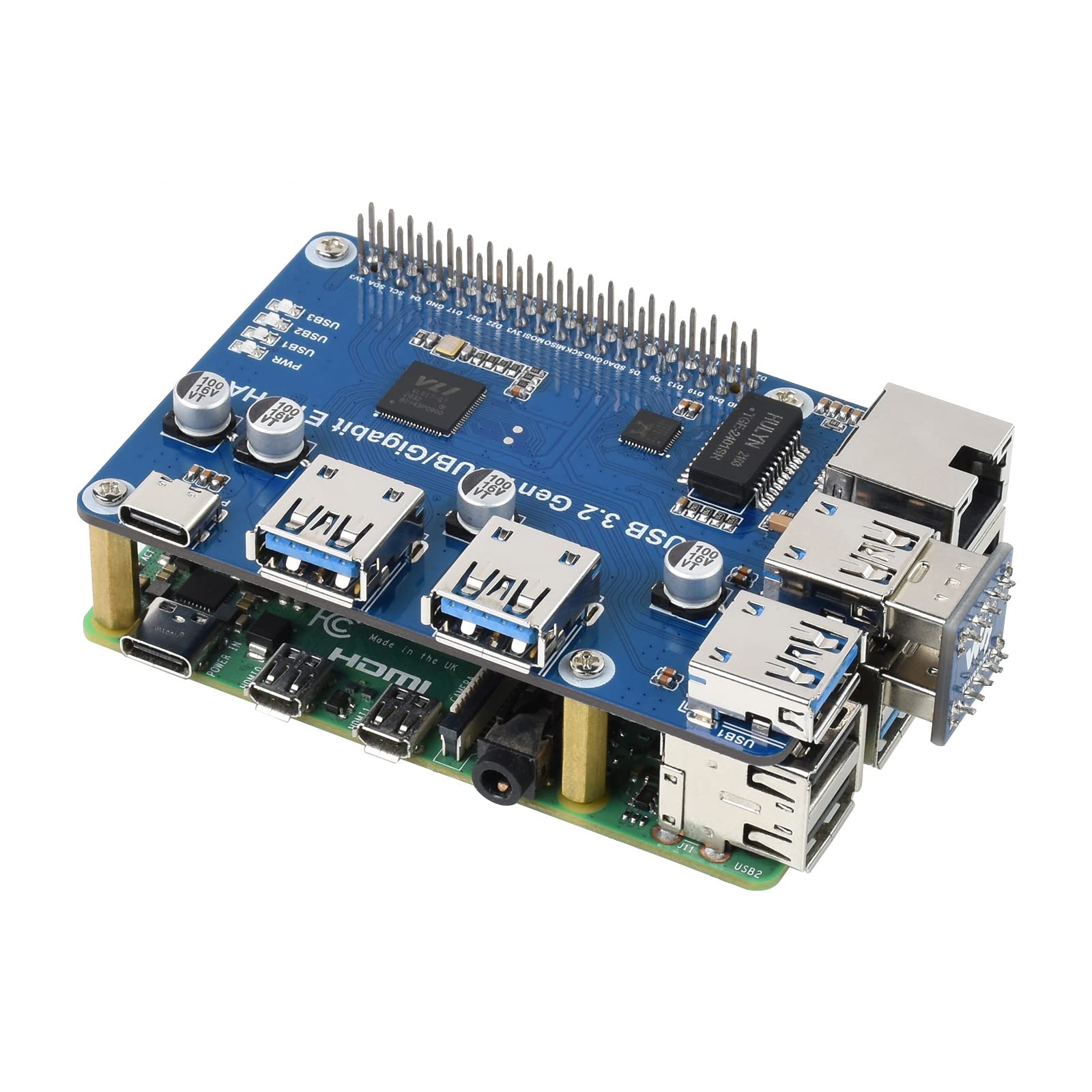 拡張カード Raspberry Model B Amazon | USB 3.0 Ethernet イーサネット 基板 拡張ボード HAT
