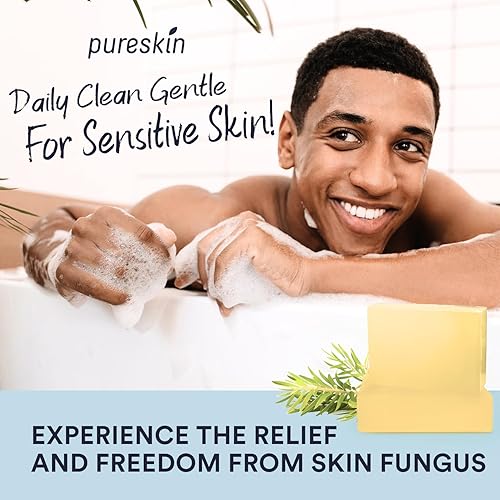 Miniatura 7 de Jabón de árbol de té antifúngico, jabón para dermatitis seborreica, jabón de psoriasis, jabón para eczema, limpieza natural para psoriasis, pie de