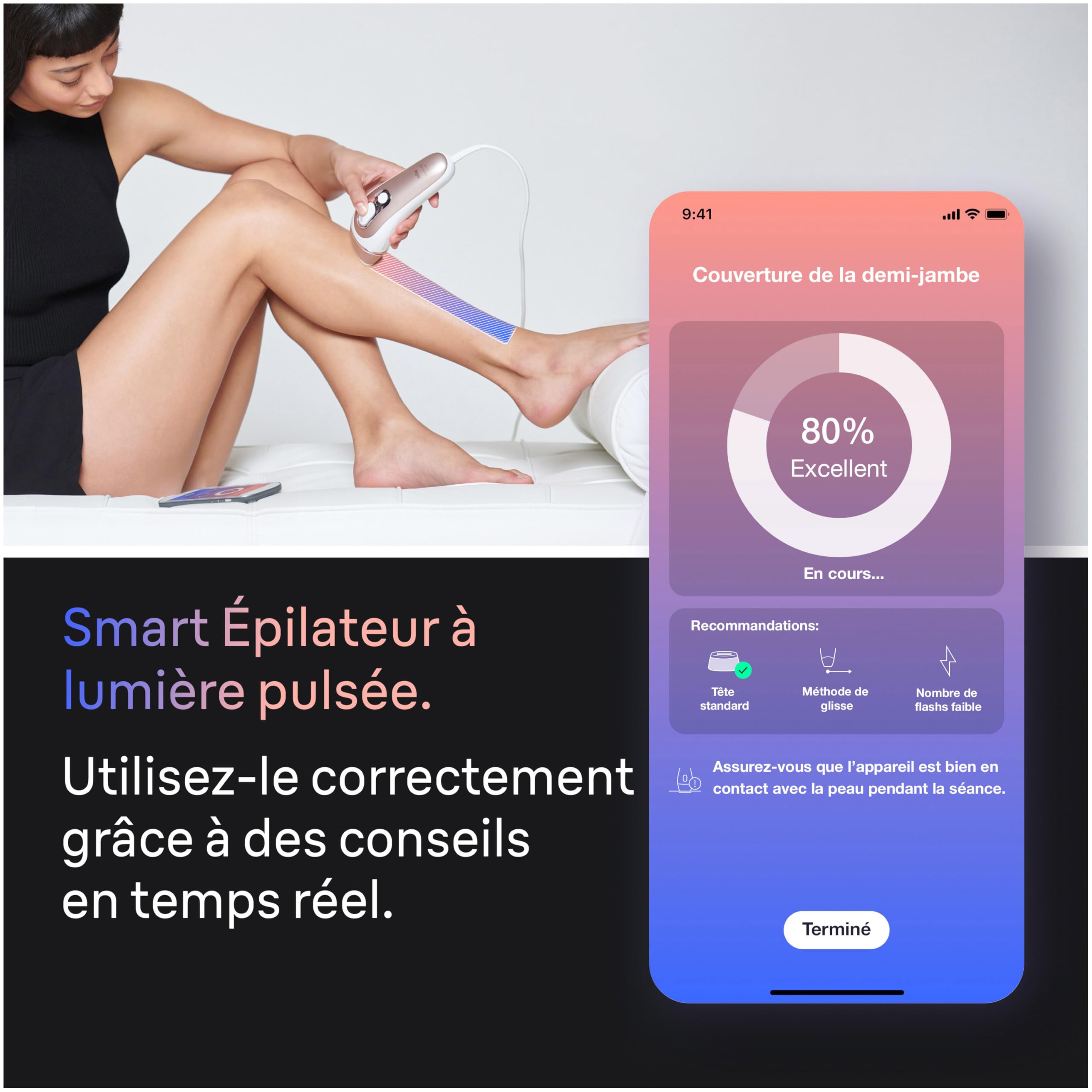 Braun Epilateur A Lumiere Pulsee Intelligent Skin i·expert PL7387, Epilation A Domicile, Alternative Au Laser, Avec Appli, Rasoir Gillette Venus, 4 Têtes Intelligentes Pour Epiler Jambes, Visage, Plus | Épilation laser alternative pour la maison, épilatio