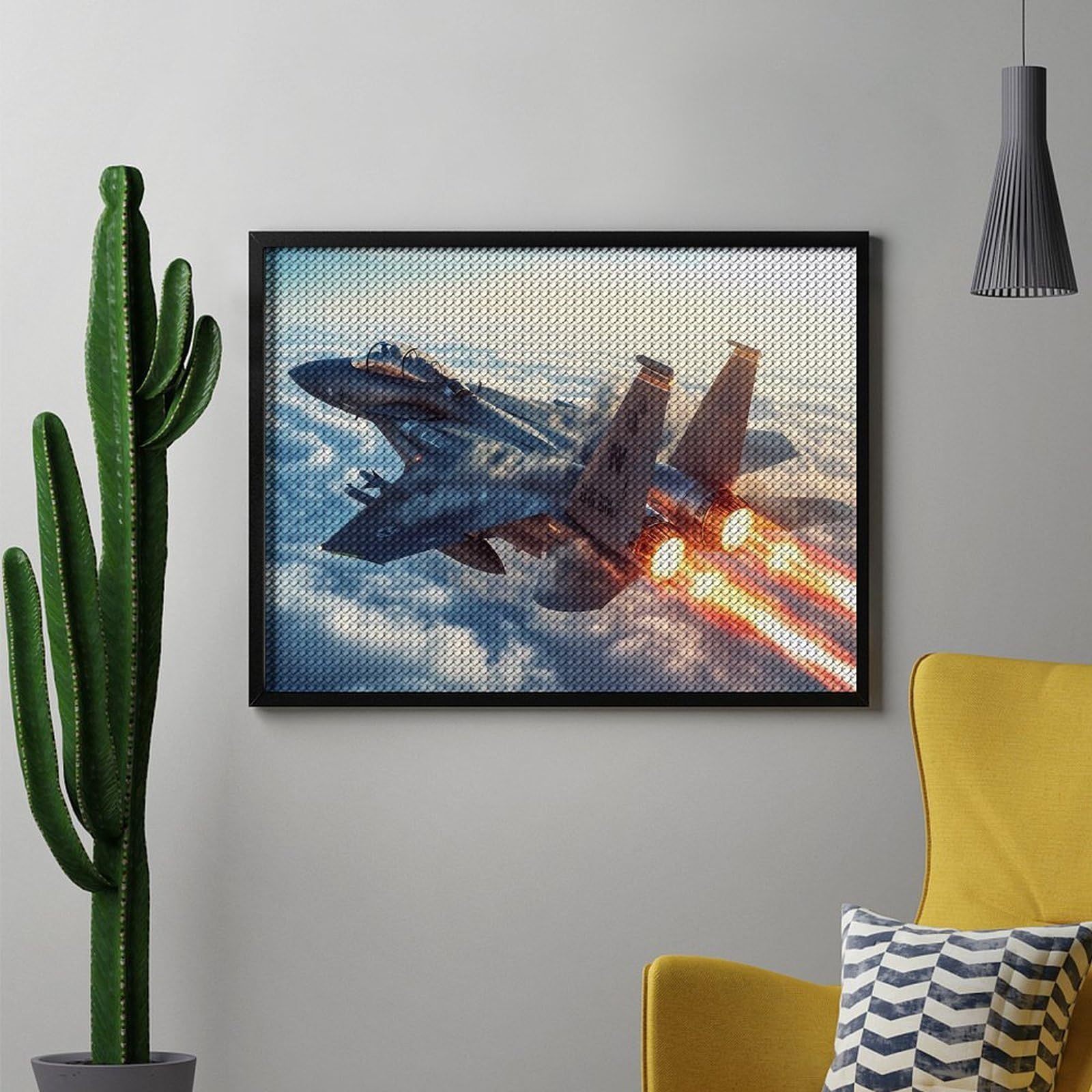 Amazon.com: Military F-15 Ea-gles Fighter Jet Aircraft Diamond