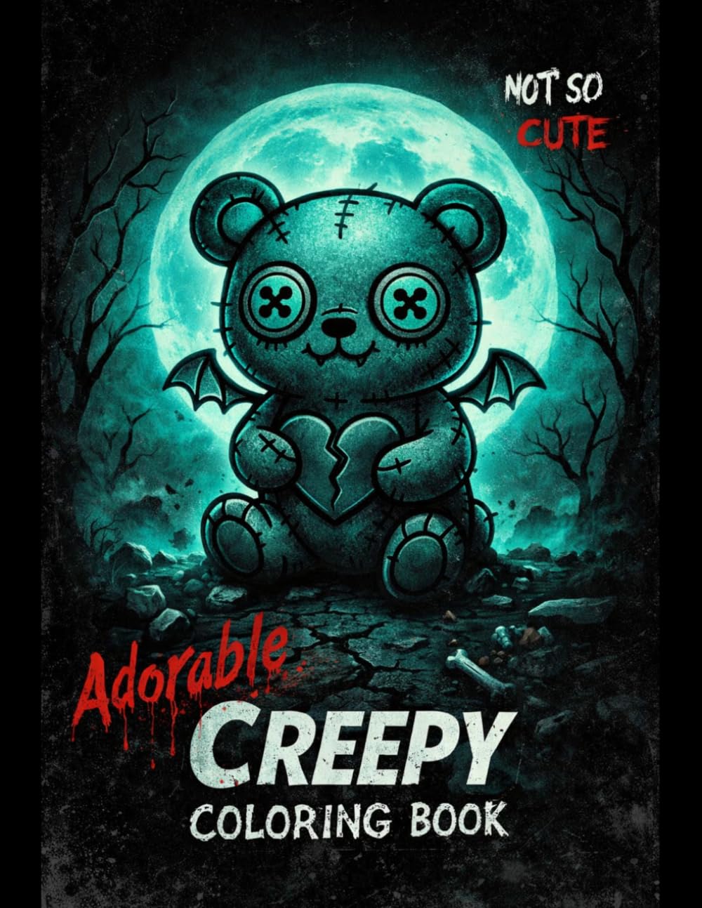 Adorable Creepy Coloring Book – Cute Spooky Characters for Fun and Relaxing Coloring: Playful Little Monsters, Friendly Ghosts, and Whimsical Halloween Creatures for Kids and Cozy Creative Time
