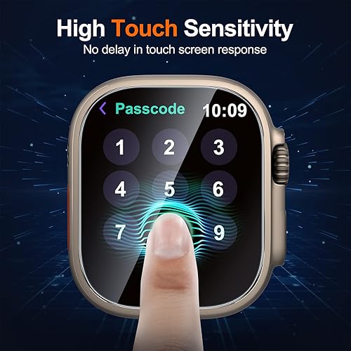 Miniatura 41 de Paquete de 6 protectores de pantalla de poliuretano termoplástico UniqueMe compatible con Apple Watch de 1.575 in SE 2022 Series 6/5/4