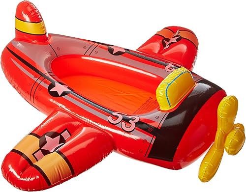 Intex Barco de crucero inflable de la piscina del avión rojo para los