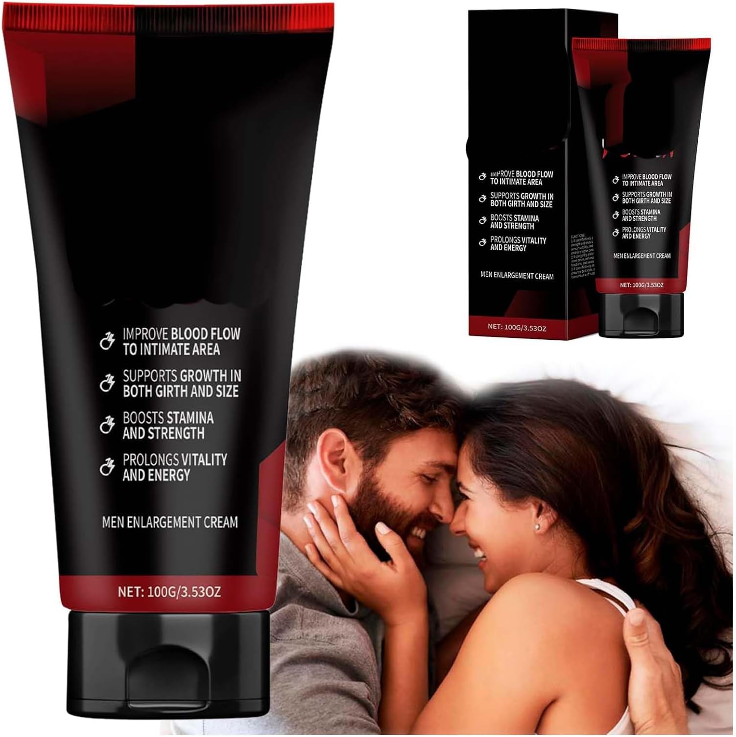 PrimeAlpha Official,Prime Alpha Men Enlargement Cream, 2025 New Formula PrimeAlpha Max Cream, PrimeAlpha Men Max Cream, PrimeAlpha Men Cream, Upgraded Enlargement Cream,Thicker Longer Strong (1PC)