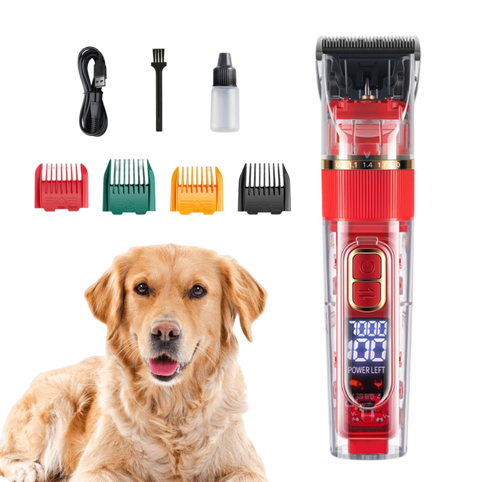 Tagliacapelli per animali domestici, kit per la toelettatura dei cani