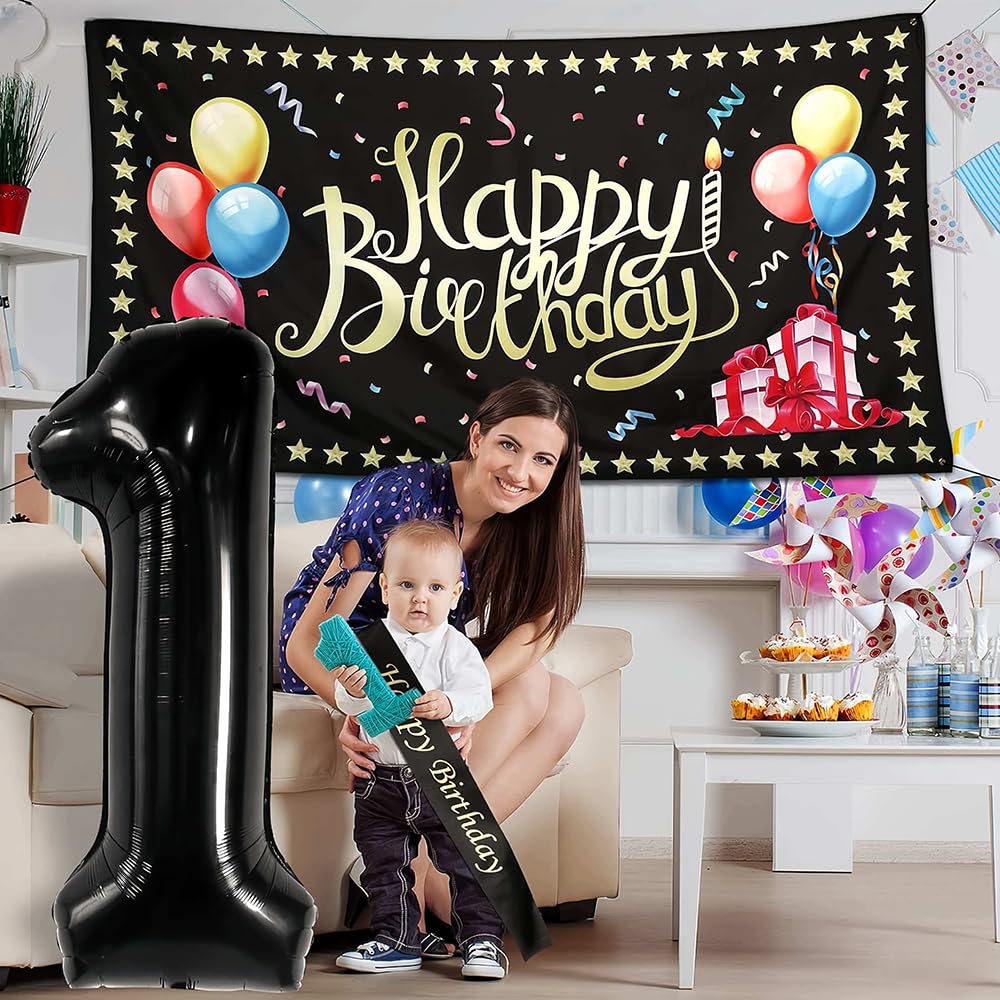 Foil Globo Número 5 Azul 40" (101cm), Inflable Helio o aire, Gigante Numeros 0-9, 10-19, 20-29, 30-100, Grande Globos Decoración para La Boda Aniversario y Cumpleaños Fiestas — view 71