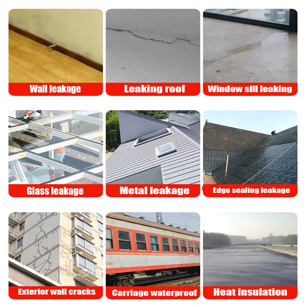 Bande de butyle imperméable asphalte adhésive feuille aluminium étanchéité fuite toit 20cm x 5m