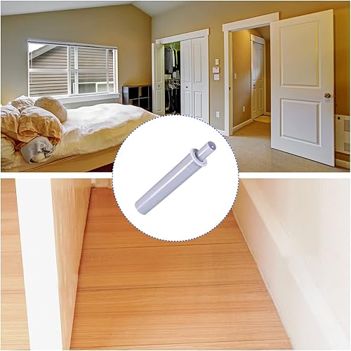 Miniatura 3 de METALLIXITY Amortiguadores de empuje (2.36 x 0.36 pulgadas), 5 pestillos de plástico para gabinetes, cierre suave y silencioso, para cajón de