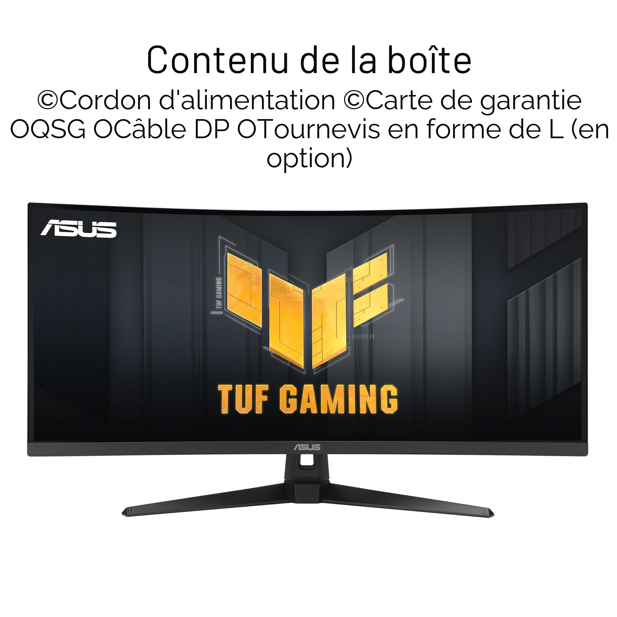 ASUS TUF Gaming VG34VQ3B 34 Pouces 1440p 180Hz Écran PC Gamer Ultrawide