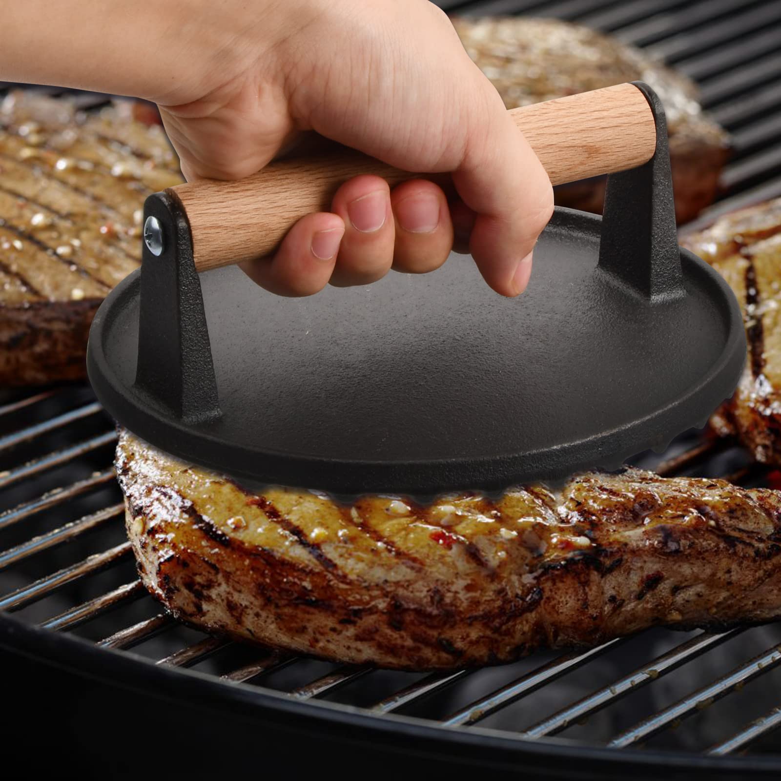 Pressa per hamburger, pressa per carne premium, pressa per hamburger