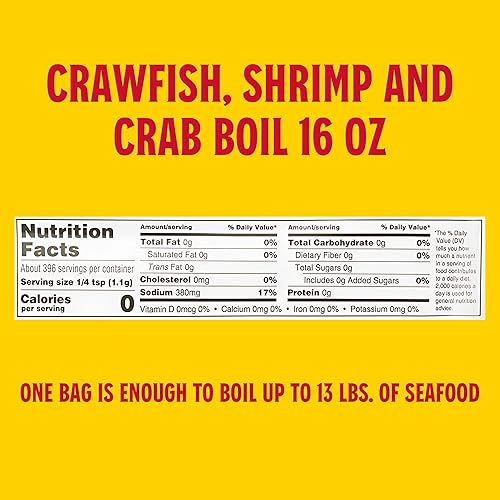 Miniatura 7 de Louisiana Fish Fry Products Condimento para hervir cangrejos, camarones y cangrejos, condimento completo en polvo de mariscos picante y delicioso,