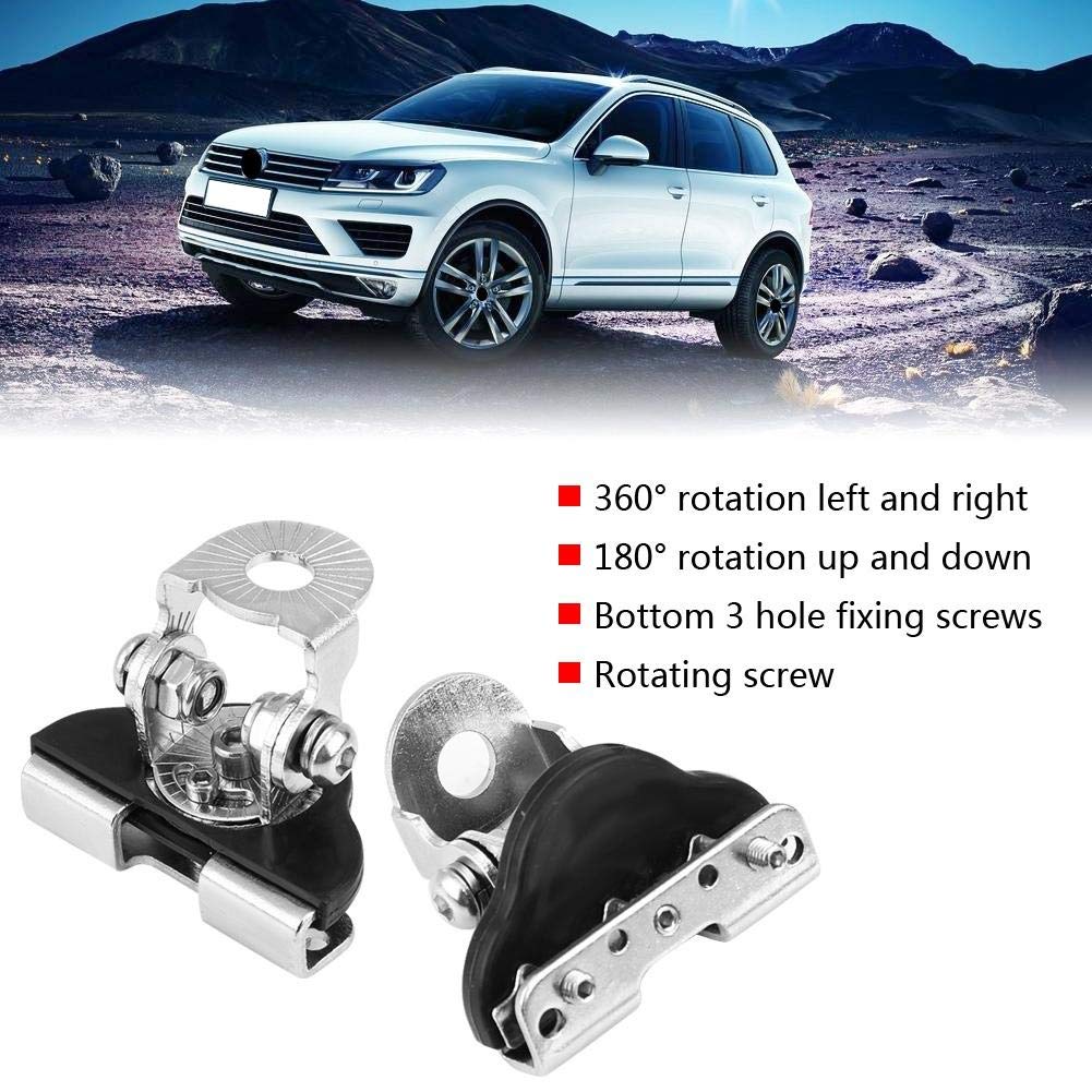 Motorhauben Licht Halterung-2 Stück Auto Motorhaube Led Arbeitsscheinwerfer Halterung Auto Universal Edelstahl Schwarz Silber Haube Led Arbeitsleuchte Bar Offroad Arbeitsleuchte Halterung Halter