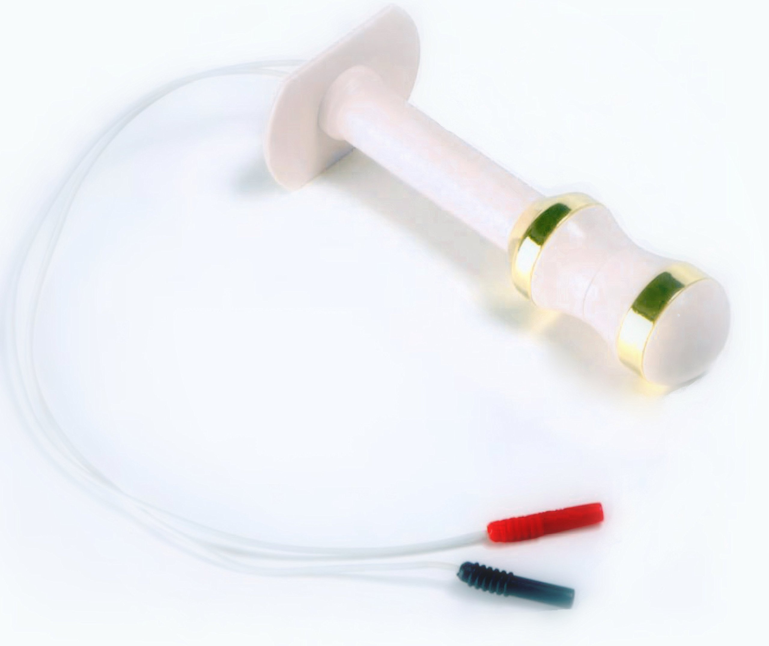 Elettrodo sonda vaginale oro placcato per TENS/EMS estim e dispositivi di biofeedback per formazione del pavimento pelvico e urinaria trattamento dell'incontinenza