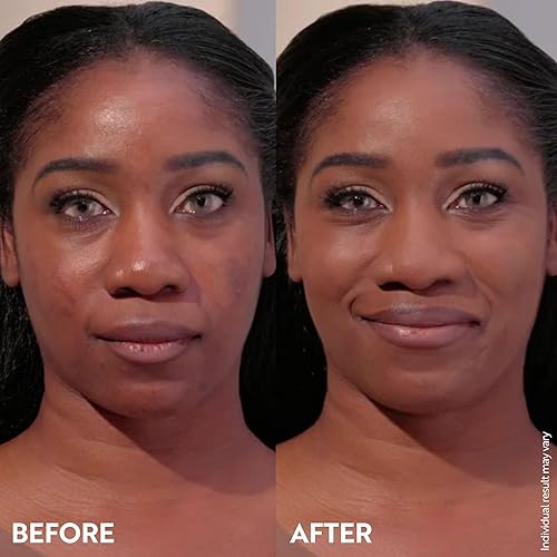 Miniatura 5 de M. Asam Magic Finish Deep Teint - Mousse de maquillaje (1.01 onzas líquidas)  imprimación, base, corrector y polvo 4 en 1 con cobertura construible,