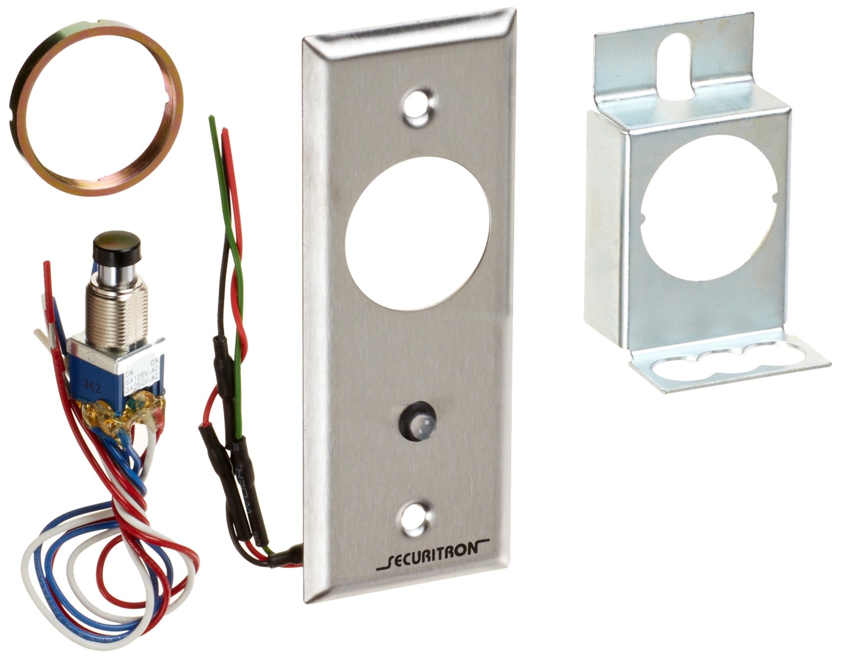 Securitron MKAN2 Mortise Keyswitch, Alternate, DPDT, Narrow Stile