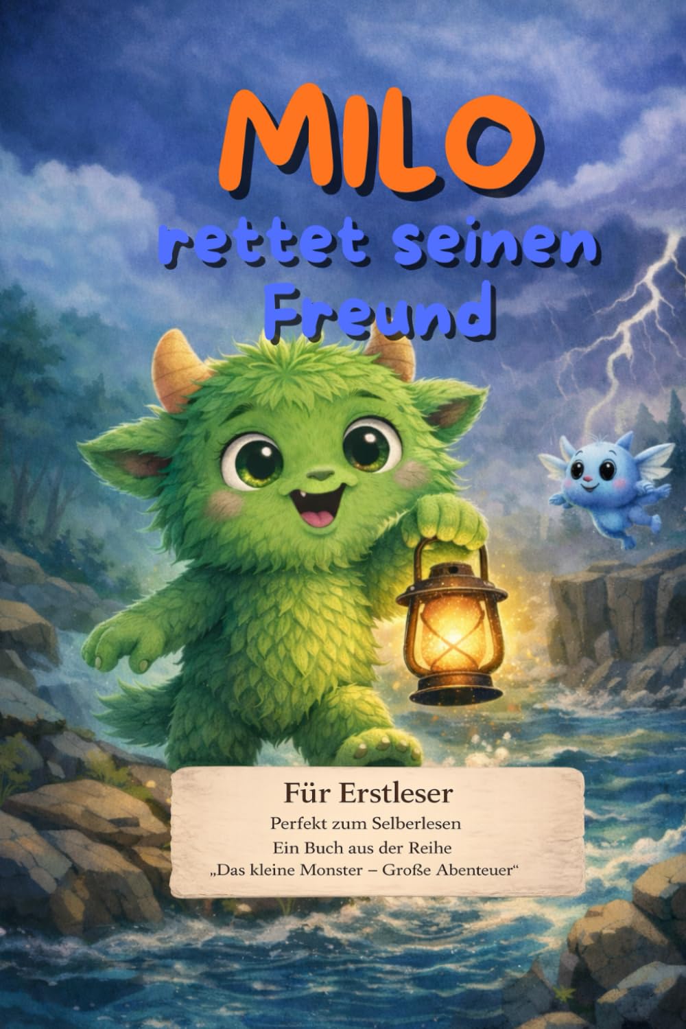 Milo rettet seinen Freund: Ein ruhiges Erstlesebuch über Mut und Angst ab 7 Jahren (Das kleine Monster – Große Abenteuer (Erstlesebuch-Reihe))