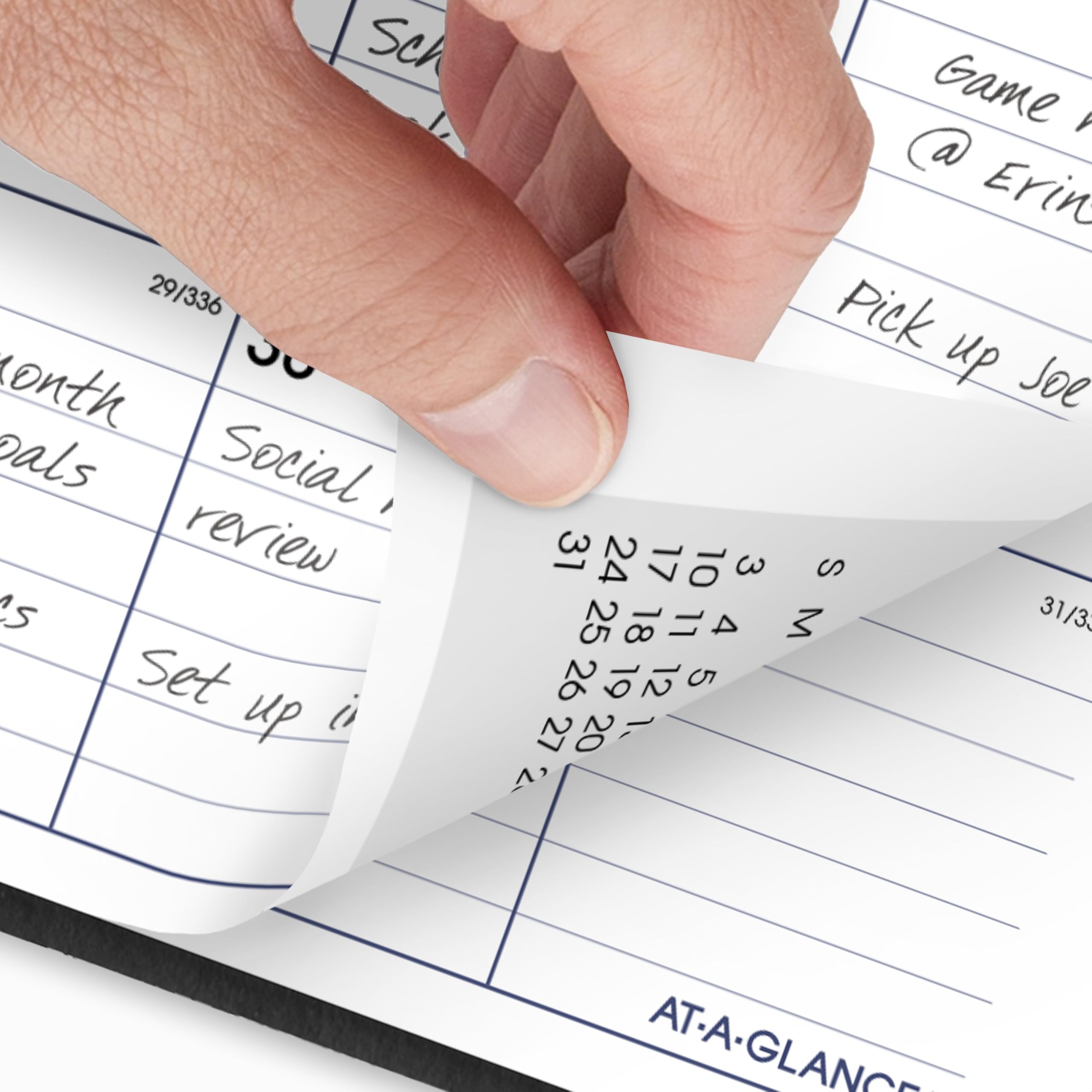 AT-A-GLANCE Agenda 2026, mensile, 20,3 x 30,5 cm, grande, DayMinder, nero (G4700026)