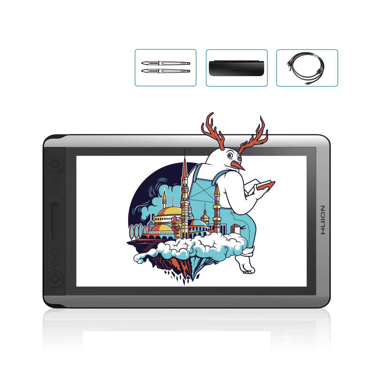 Kamvas GT-156HD V2 液タブ 15.6型 ペンタブレット Amazon.com: Huion Kamvas GT-156HD V2 Drawing Tablet with Screen