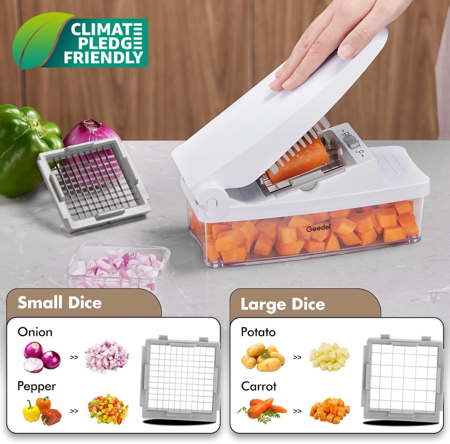 Food Chopper and Vegetable Chopper Bundle
