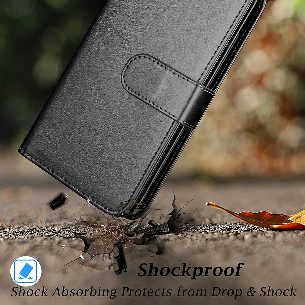 Asuwish Custodia A Portafoglio In Pelle Per Redmi Note 13 Pro 4G / Poco M6 Pro 4G – Con 6 Slot Carte, Tasca Banconote E Cerniera – Include Pellicola Vetro E Catena – Colore Lilla