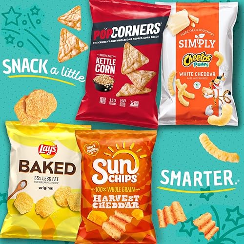 Miniatura 6 de Popcorners - Paquete de bocadillos sin gluten Cheddar blanco 1oz paquete de 20