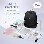 Backpack for Women Work College Travel Laptop Backpacks Multi-Functional Casual Daypack Teacher Nurse Everyday Bags