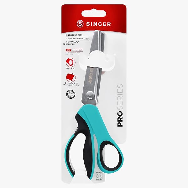 SINGER ProSeries 9 inch Pinking Shears for No-Fray Fabric