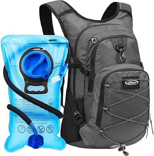 Mochila de hidratación con vejiga de agua de 3 litros, mochila de hidratación aislada para correr, mochila de agua ligera para senderismo, ciclismo,