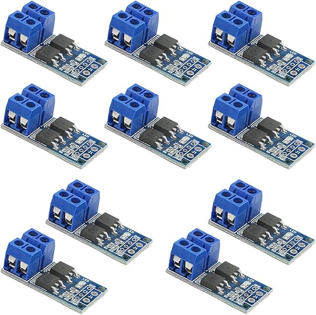 BGTXINGI 10PCS High Power 5-36V 400W MOS Field Effect Transistor Trigger Switch Driver Module Regulator Electronic Switch Control Board DC Motor Speed Controller