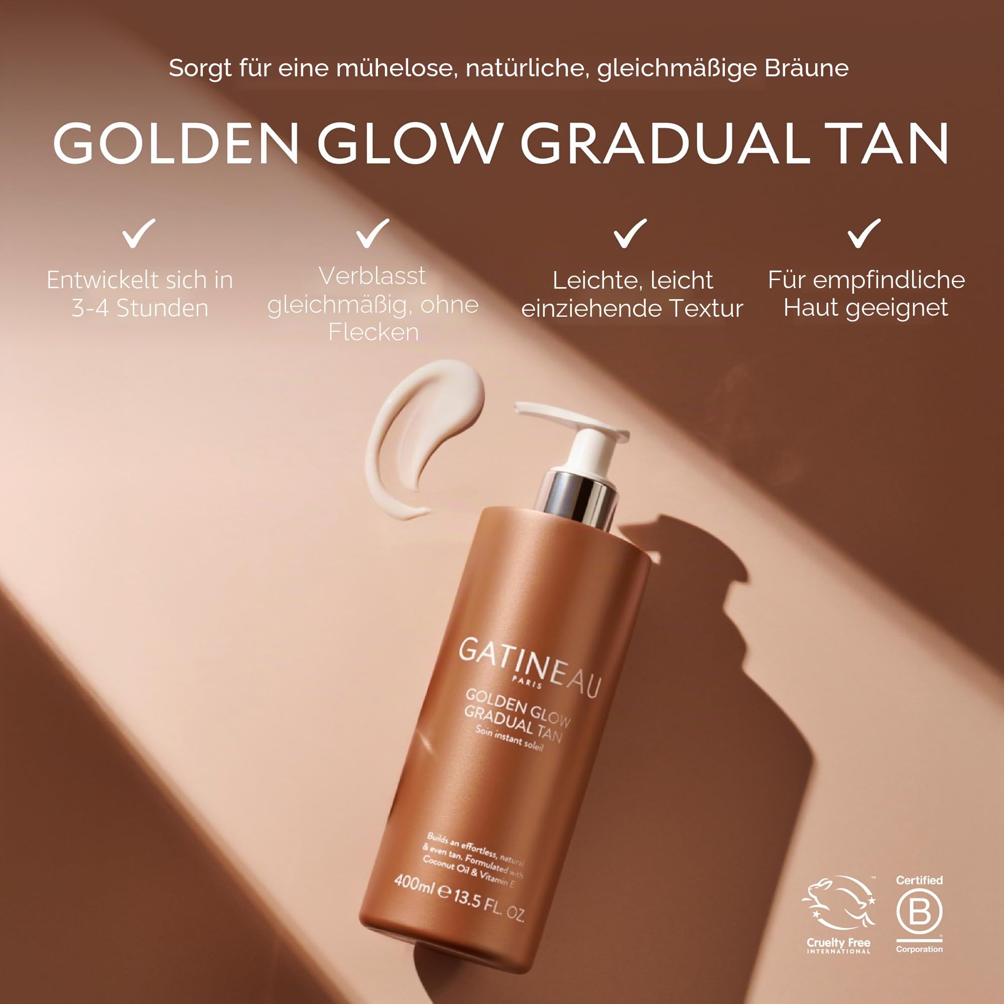 Gatineau Körperpflege Instant Sun Selbstbräuner, 400 ml