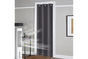 RYB HOME 24 Inch Accordion Door Curtains