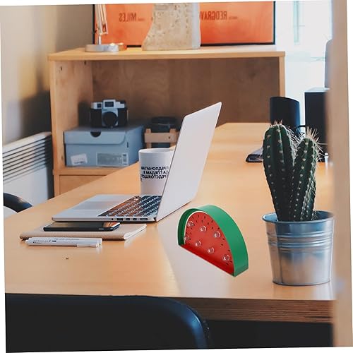 Miniatura 8 de Housoutil Gancho de luz nocturna de sandía, funciona con pilas, papel de neón para habitación de niños y niñas