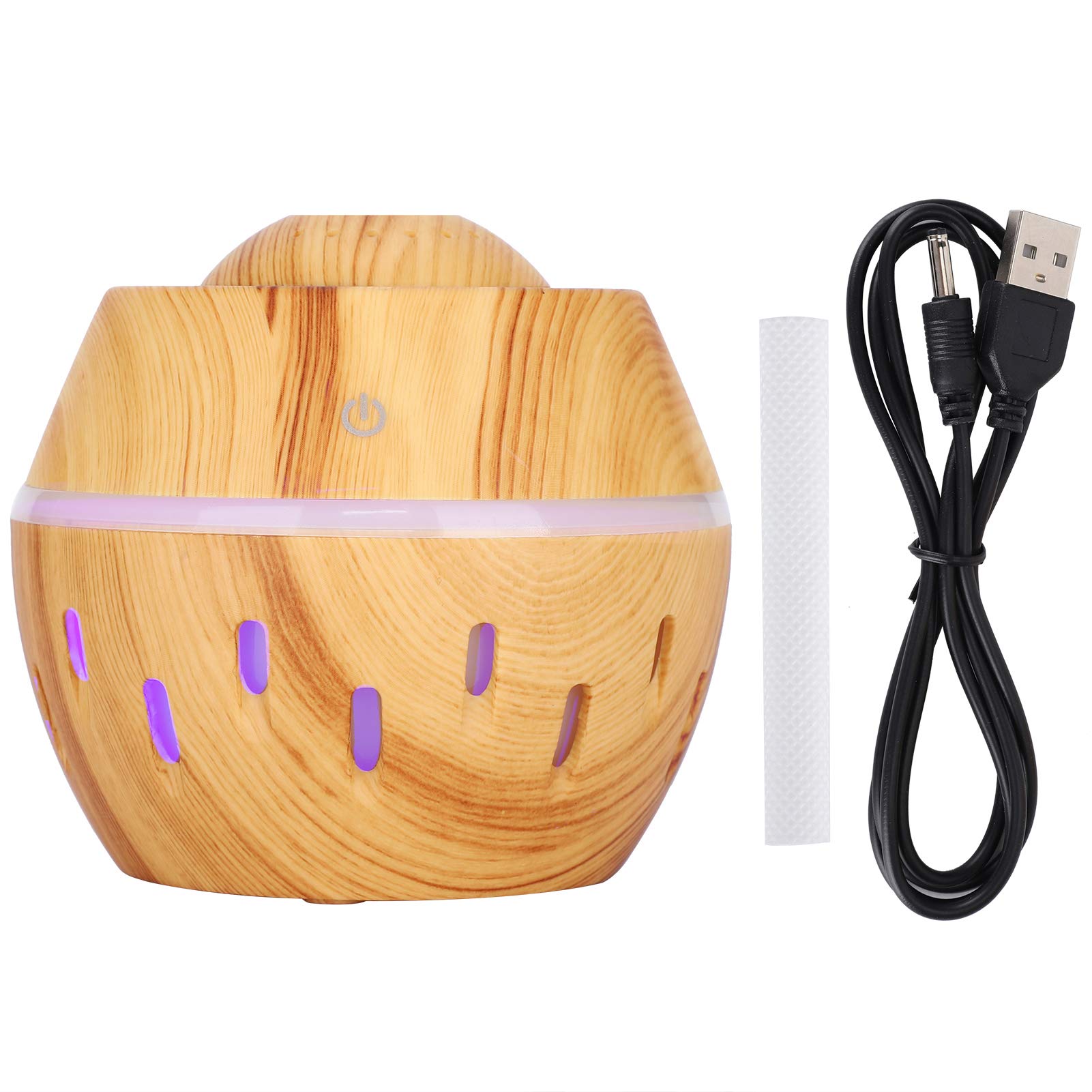 Pttonetsdd Essential Oil Diffuser Colorful Light Humidifier for Office Home Car