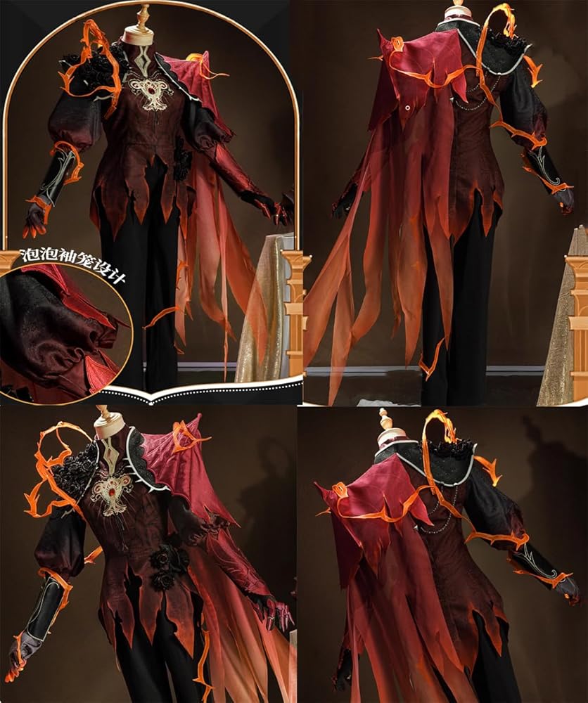 第五人格 identityv コスプレ 騎士 衣装セットMサイズ IdentityV 第五人格 アイデンティティV 騎士 UR衣装 赤の騎士