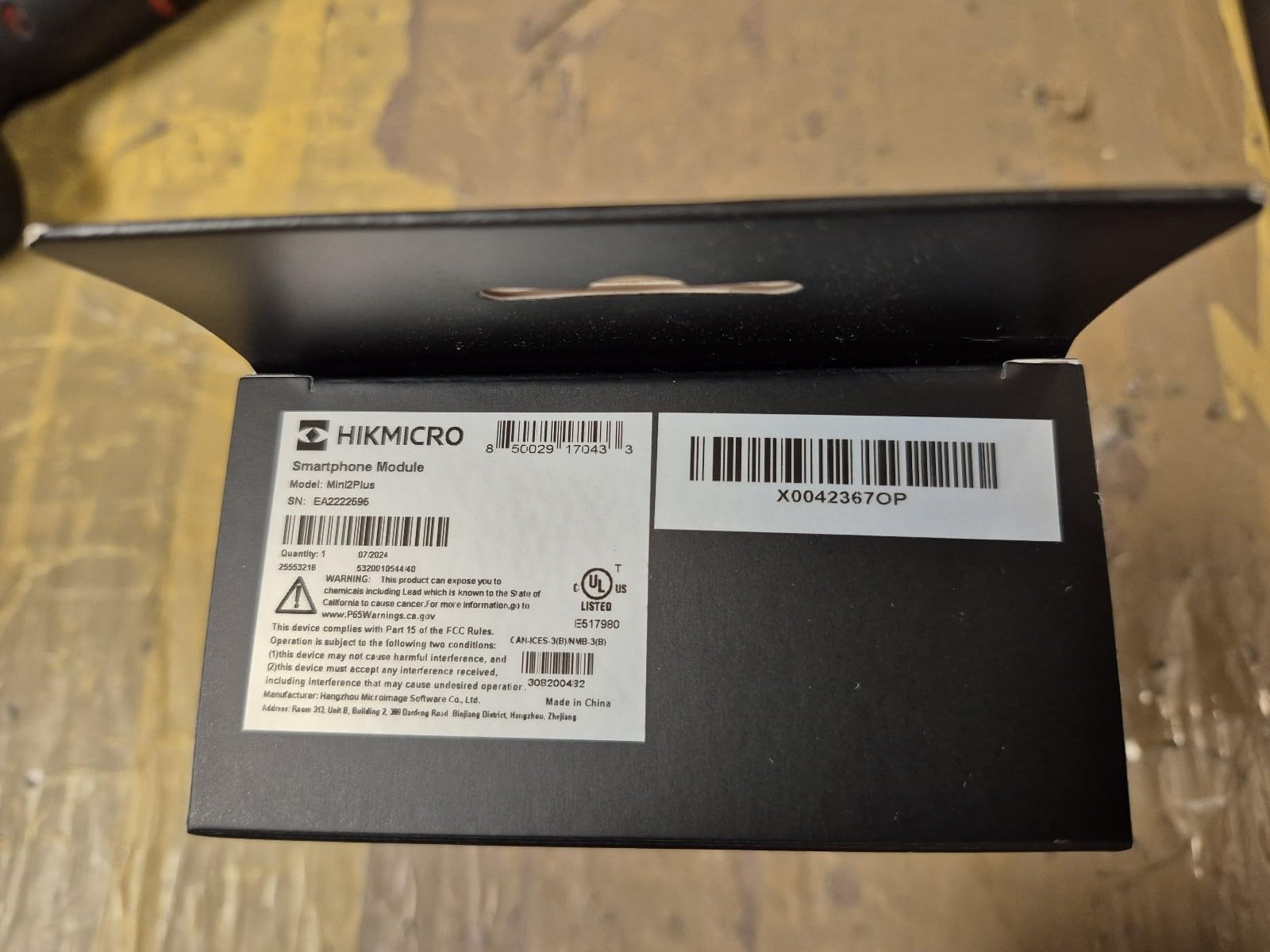 HIKMICRO Kamera termowizyjna Mini2Plus dla systemu Android, rozdzielczość 256 x 192 pikseli w podczerwieni, 25 Hz, ręczne ustawianie ostrości, 49 152 pikseli, -4°F do 622°F, USB-C